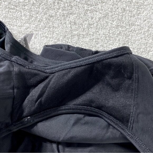 Christina Black One Piece Swimsuit Bathing Suit With Decorated Décolletage 14 - Picture 8 of 13